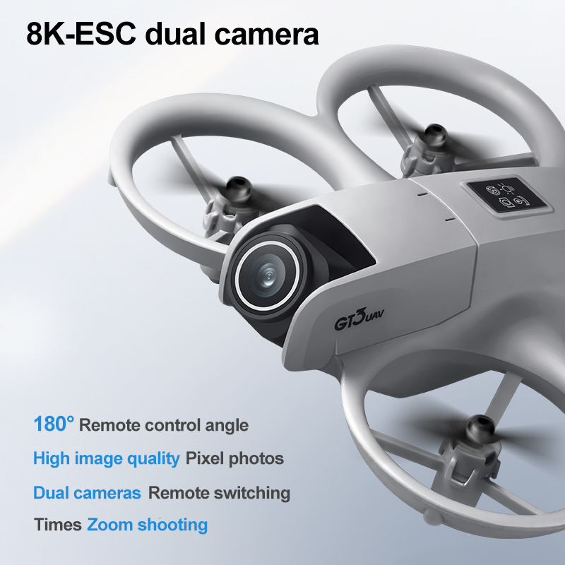 新型 GT3 スクリーン搭載ミニドローン 8K HD カメラ - Mini Drone のレビューと価格
