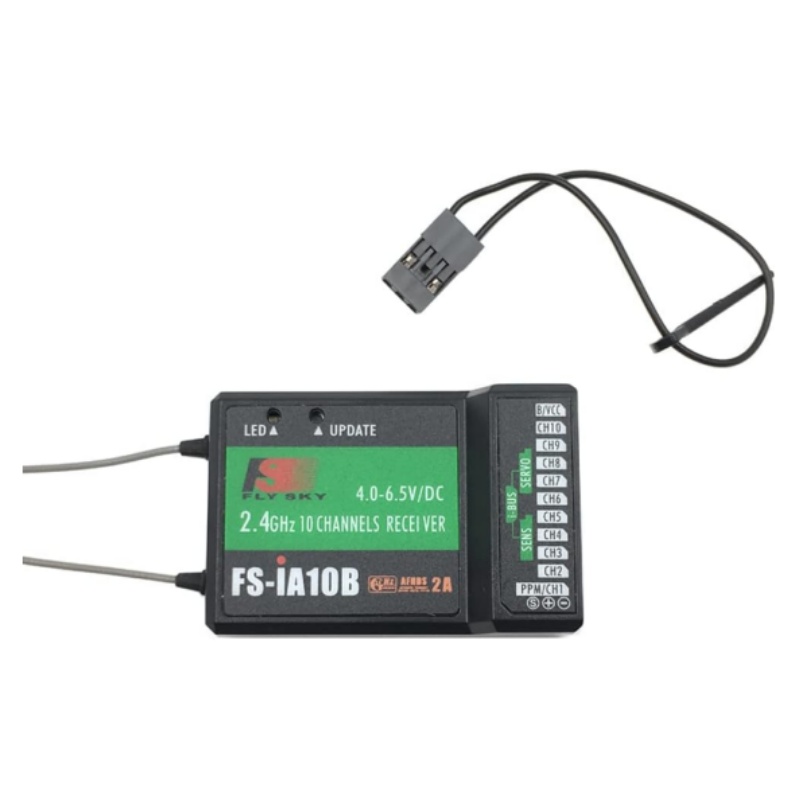 Flysky FS-iA10B 10CH レシーバー 2.4 - Flysky Transmitter のレビューと価格