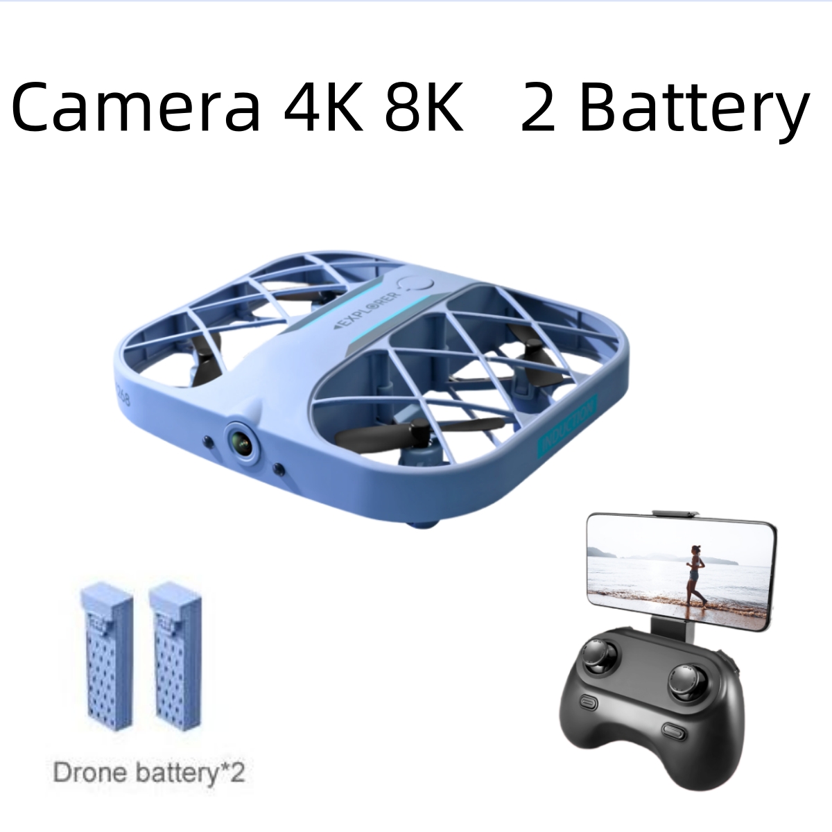 JJRC H107 FPV RCドローン（バッテリー2個付き - Brushed Drone Motor のレビューと価格
